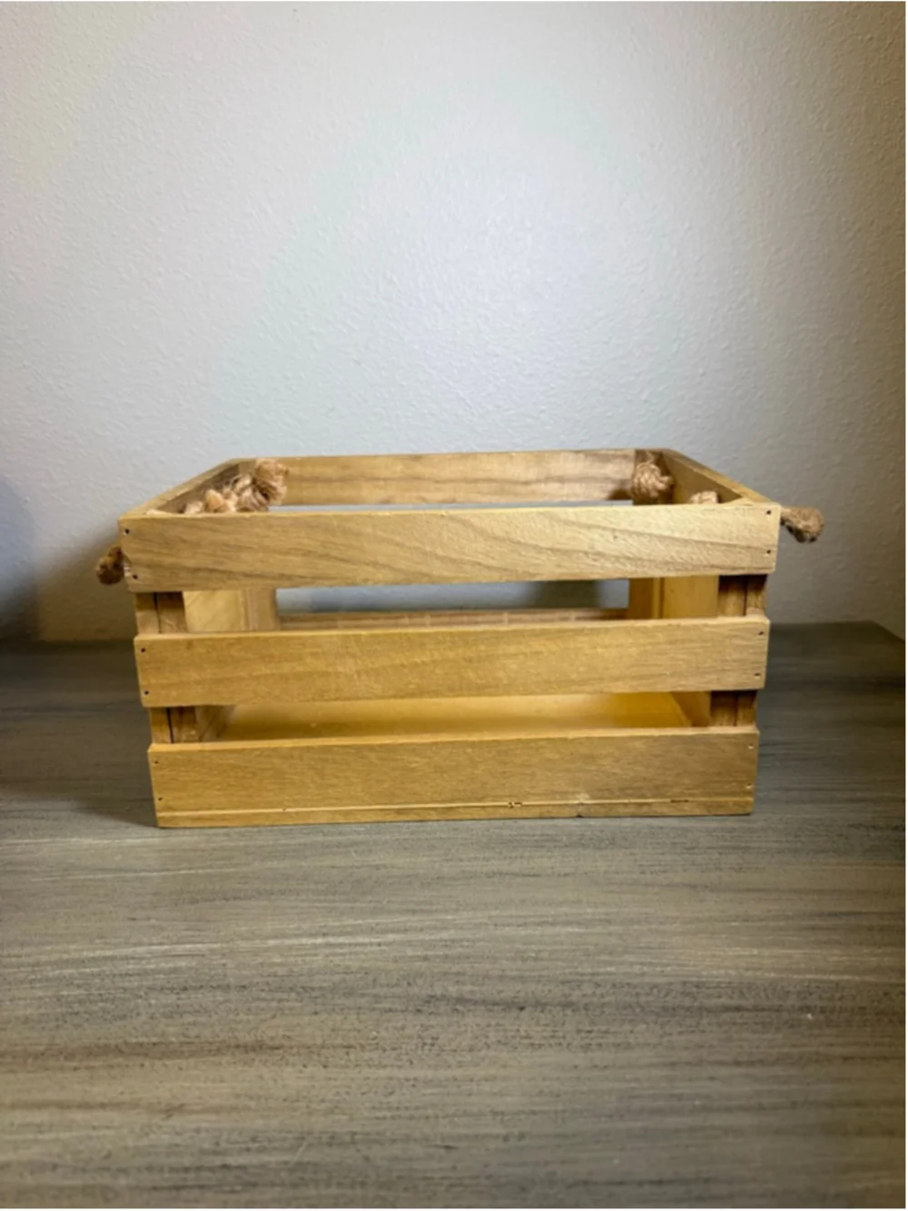 decorative wooden crate storage display 